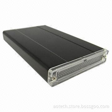 Laptop hard drive enclosure, super speed, for 2.5-inch SATA HD up to 1TB capacity